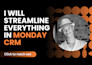 completely setup your business process using monday CRM jotform and mailchimp